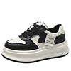 Small Thick-soled Soft Leather Board Shoes for Women's 2025 Spring New Height-increasing Casual Versatile Muffin-soled White Shoes 2388
