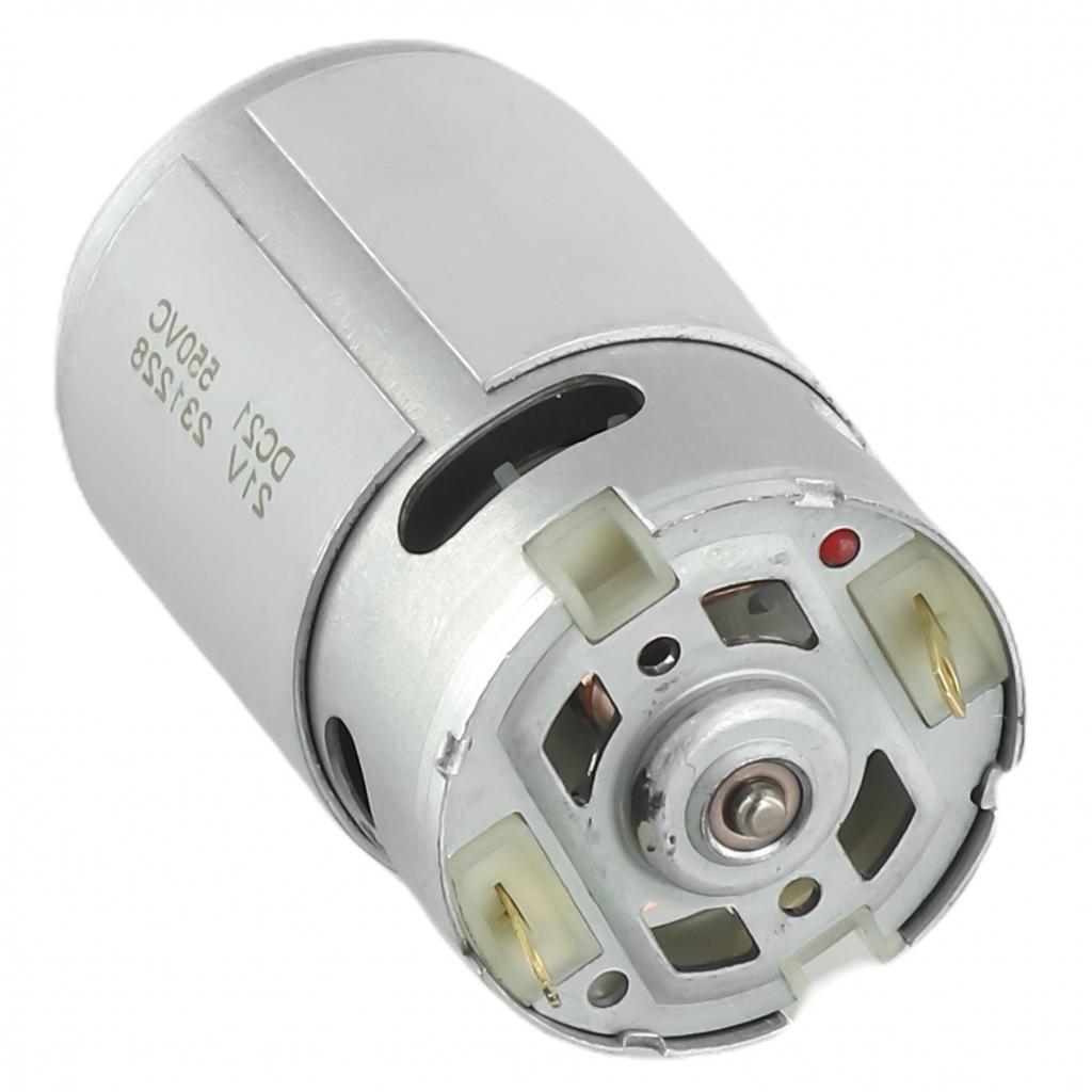 High-power V DC Motor Low Noise Silver 21V Two-speed