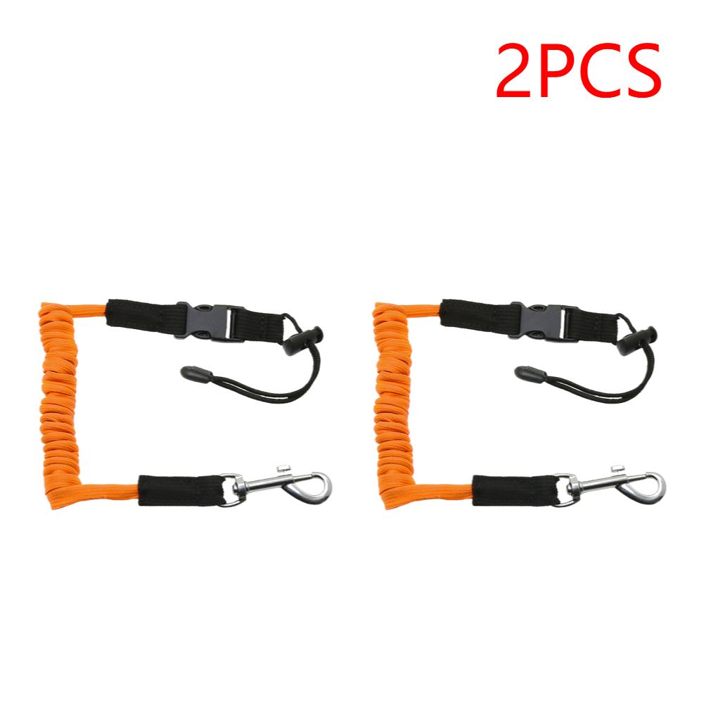 Smycz do wiosła kajakowego Linka zapobiegająca zgubieniu Regulowany uchwyt na wędkę zabezpieczający Linka Szybkie zwalnianie Surfing Spiralna linka do kajakarstwa kanadyjkowego