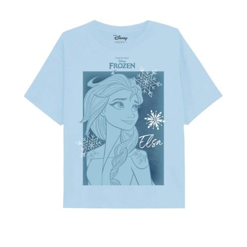 Frozen Girls Elsa Snowflake T-Shirt