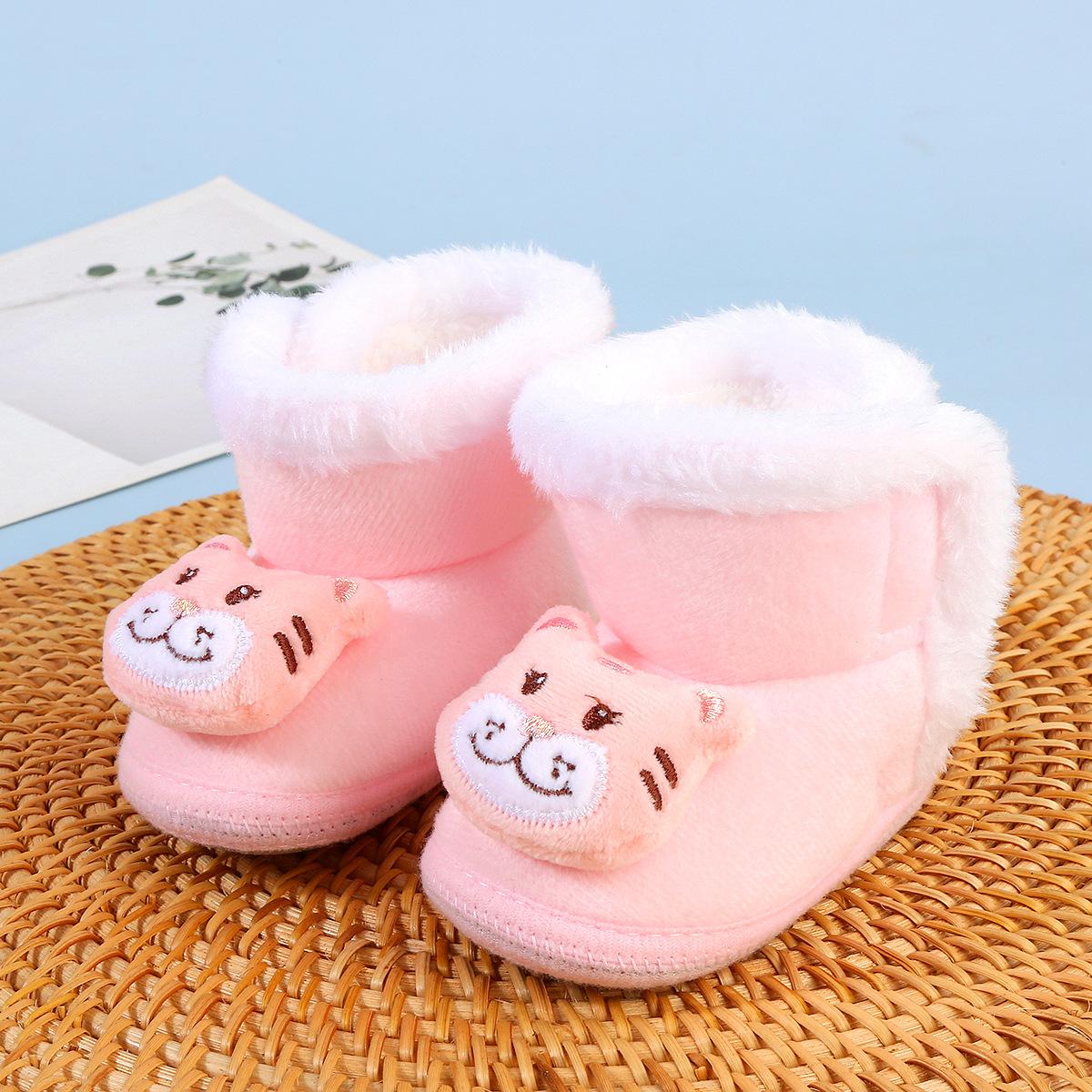 Детская обувь зимняя теплая на липучках для детей лет зимняя мягкая обувь для ходьбы — фото 13