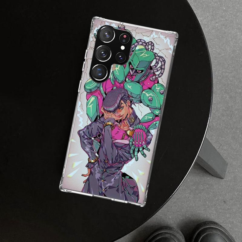 JoJo Adventure Higashikata Josuke Phone Case Cover for Samsung Galaxy S26 S25 Edge S24 S23 Ultra S22 Plus S21 FE S20 + Art Custo