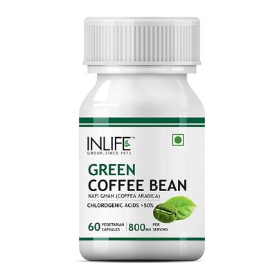 Green Coffee Bean Extract (60 Caps, 800 Mg), Green Coffee Bean,