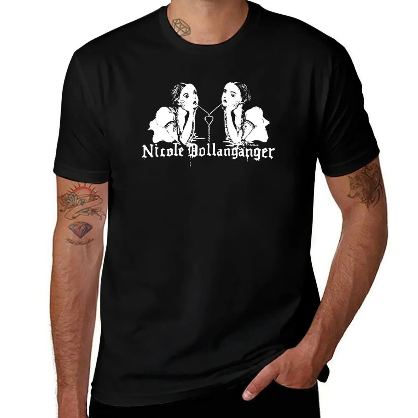 NICHOLE DOLLANGANGER T-Shirt oversized graphic tee boys animal print funny meme t-shirts Funny t-shirt mens plain t shirts XL