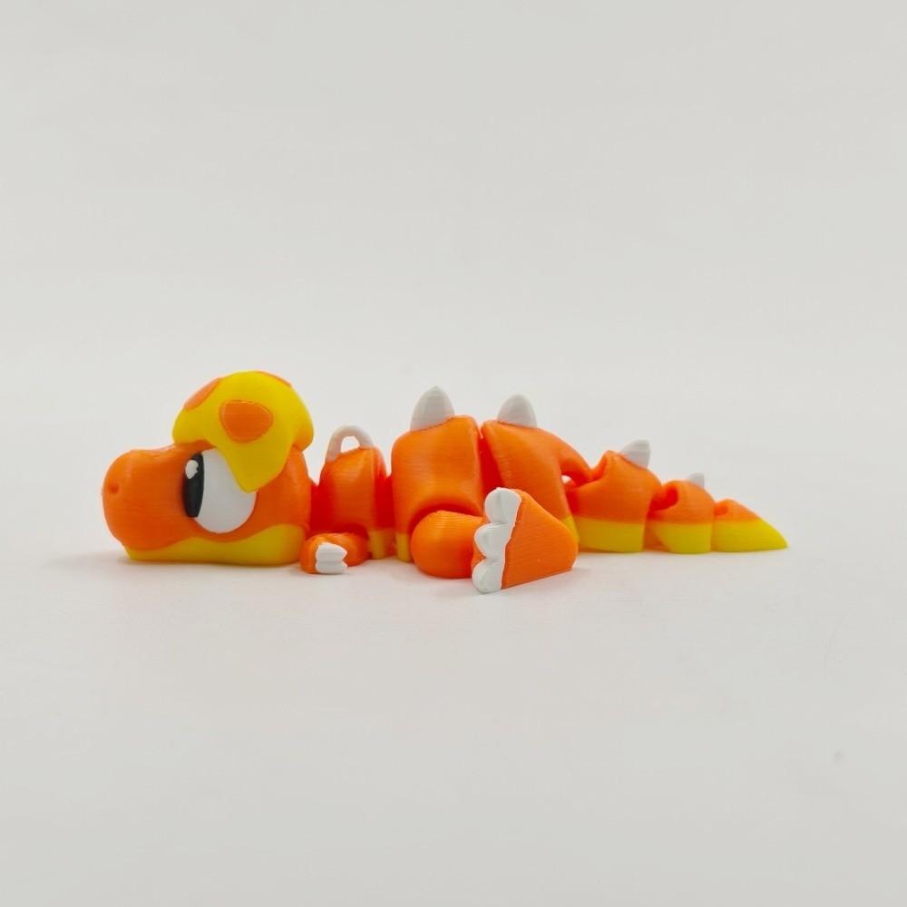 

3D Printed Dinosaur Figure 10cm Realistic Eyes Dinosaur Mini Statue Cute Design Joints Movable Desktop Figure Home Decoration