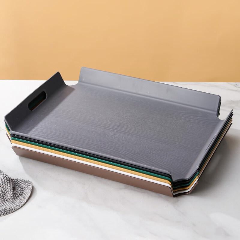 Jingbaodi Rectangular Wooden Serving Tray Set