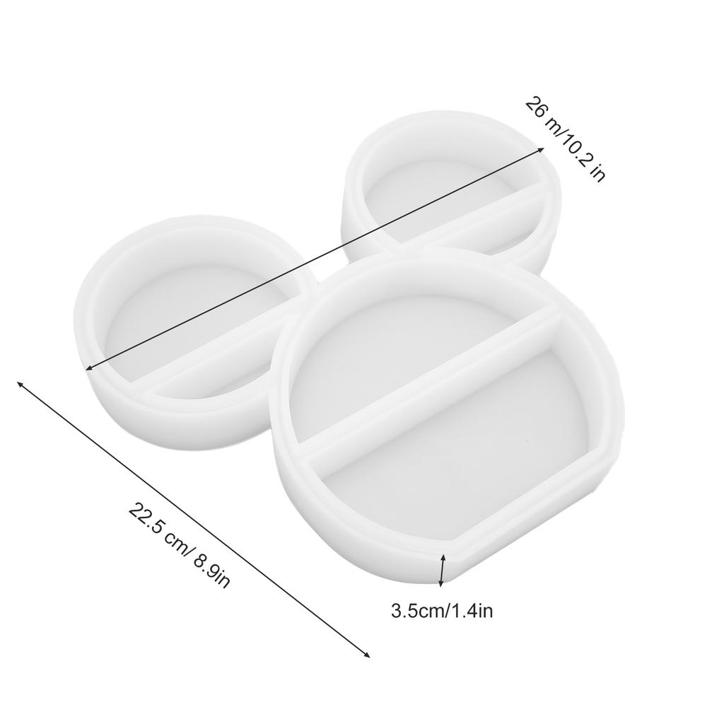 Storage Box Silicone Mold Flexible Durable Epoxy Resin Molds for Making Resin Molds