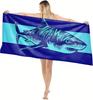 1PC Towel Azure Sea and animals Turtule arts for family friend Quick-Dry Beach Towel For Yoga Tourism Beach GYM Camping Swimming