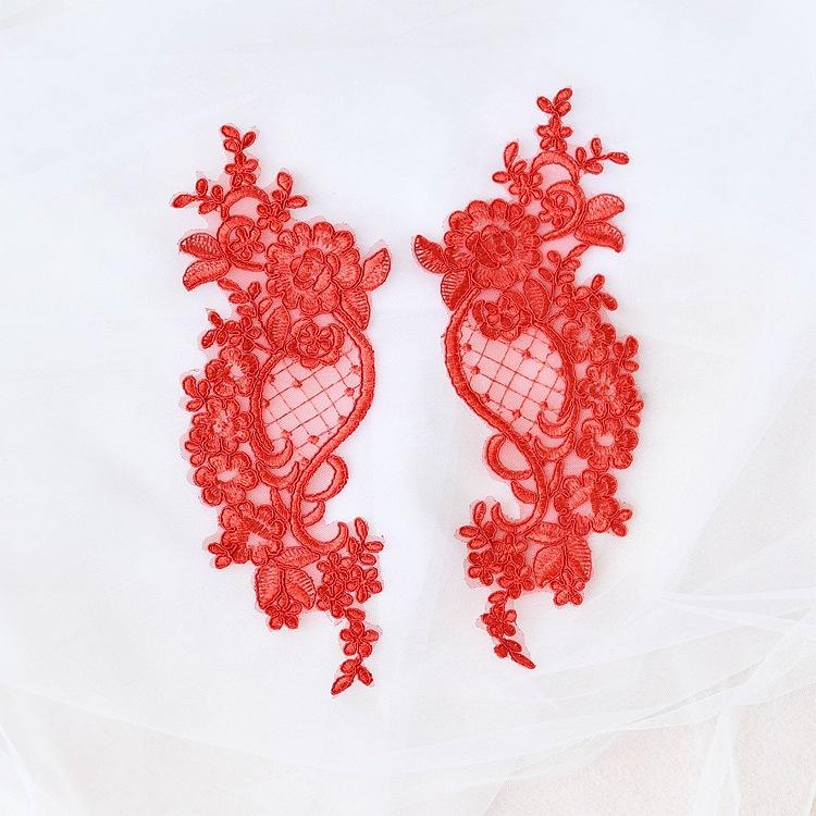 Lace Car Bone Silver Thread To Lace Applique Clothing Accessories, Handmade Diy Wedding Shoes Dress Materials