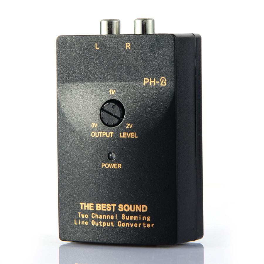 Profesionální automobilový audio převodník High to Low 0-2V Level Summing Line Output Kit