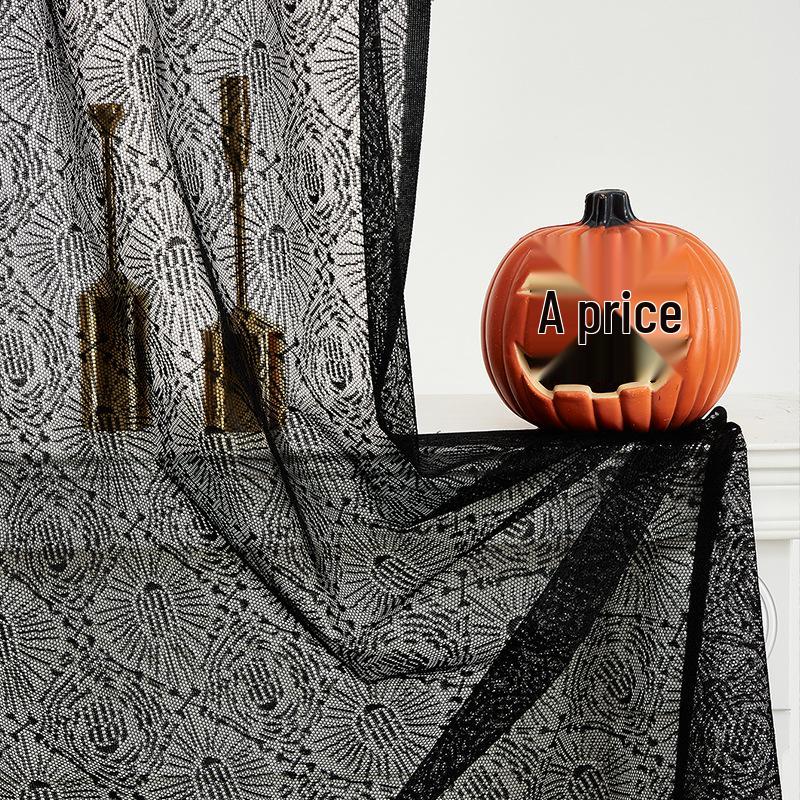 

Европейская и американская полузатемняющая штора с жаккардовым цветочным дизайном для гостиной и спальни 100x100 чёрный