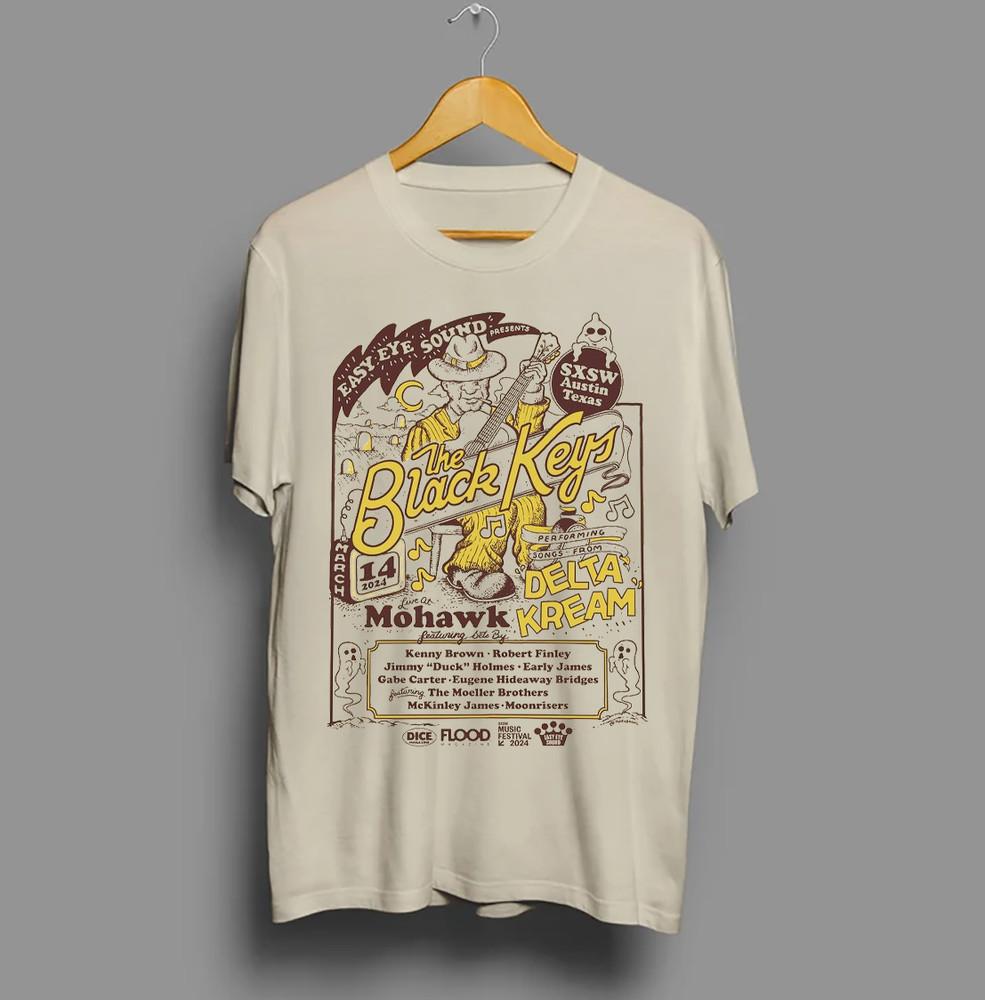The Black Keys 2024 Music Band Sand All Size S-5XL T Shirt AR08 Unisex T-Shirt