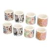 8 Rolls Japanese Paper Tape 35mm Wide Multiple Irregular Shape DIY Handbook Diary Decorative Tape