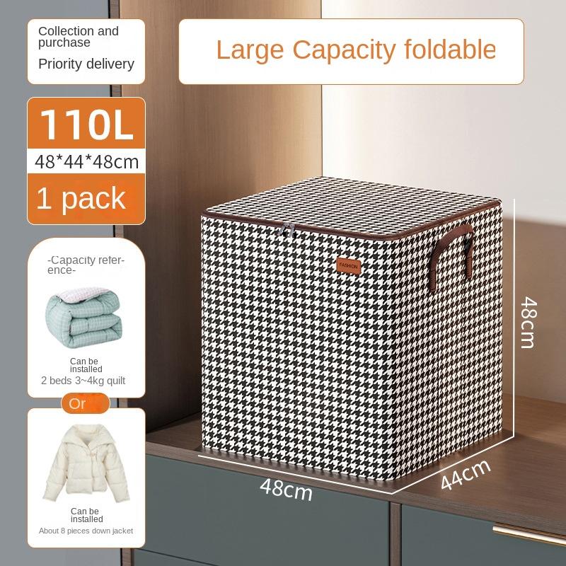 3559 Quilt Storage Bag Clothes Quilt Finishing Storage Moving Bag Large Capacity Non-woven Foldable Dust-proof Bag