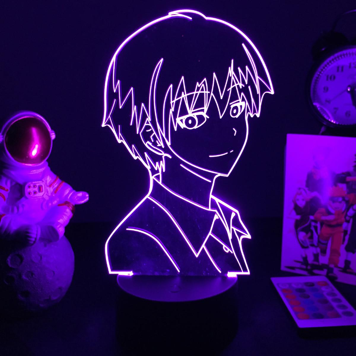 

3D световая лампа «Убийство в классе» Akabane Karuma, акриловая фигурка для украшения спальни, светодиодный датчик, ночник, подарок на день рождения