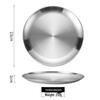 Wutuo Stainless Steel Outdoor Camping Plates
