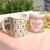 ic587-Design Mug 2p-Heart Heart Pattern