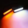 40W 80W COB Car Front Grille LED Strobe Light Police Fire Truck Emergency Flashing Warning Lights 12V 24V Amber White Red Blue