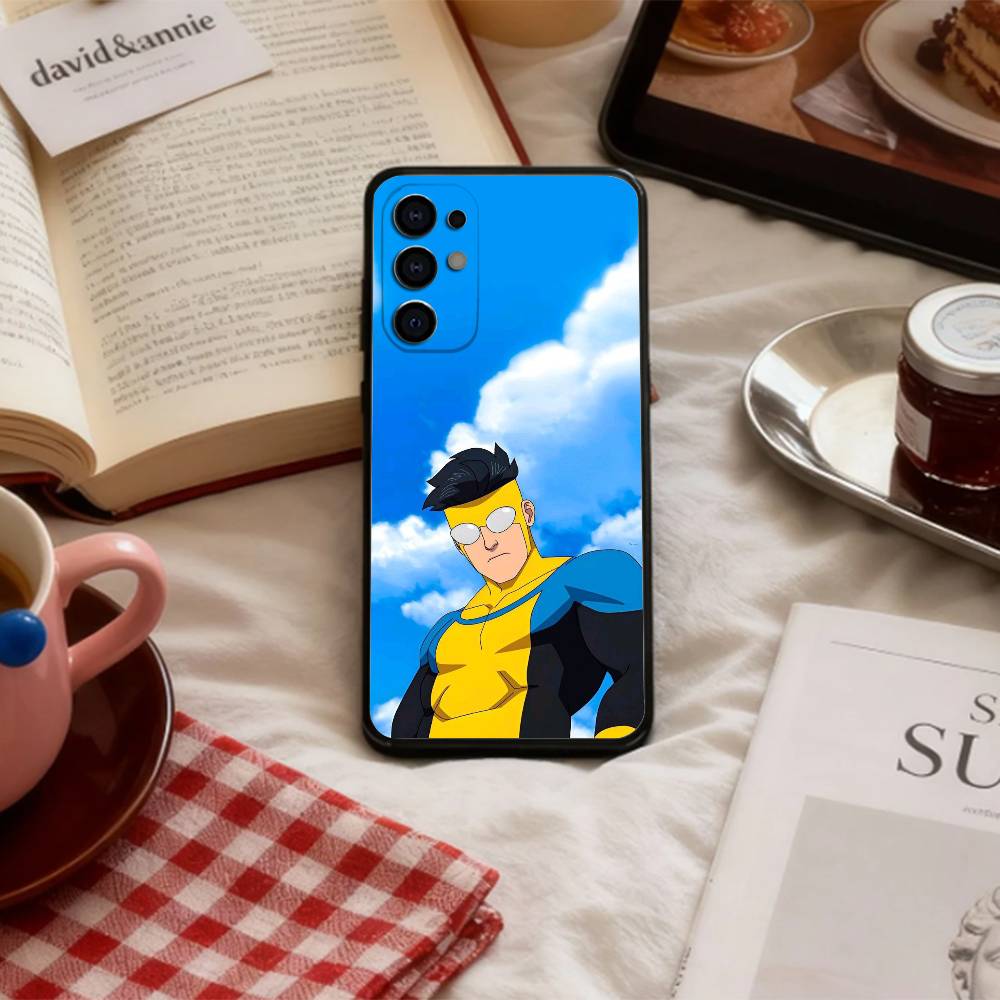 S-Subversive I-Invincible Cartoon   Phone Case For Samsung S 25,24,23,22,30,21,10,9,Ultra,Plus,Lite,FE,4,5 G Soft Black Case