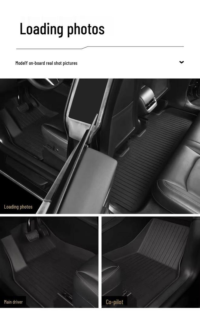 TPE Floor Mats for Tesla Model 3 Interior & Trunk