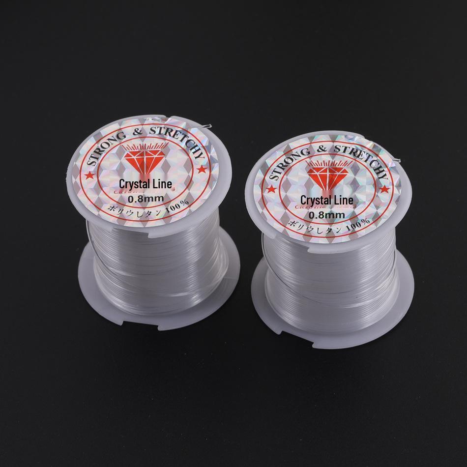 Eco-Friendly Transparent Nylon Fishing Line: No-Stretch, Ideal for Handmade Beading, Bracelets, and Necklaces