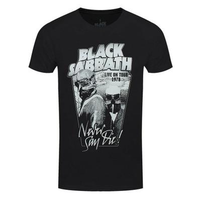 Black Sabbath Camiseta unisex para adulto Never Say Die