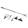 6 in 1 Fish Tank Cleaning Tools with Telescopic Handle Includes Algae Scraper Sand Rake Brush Fish