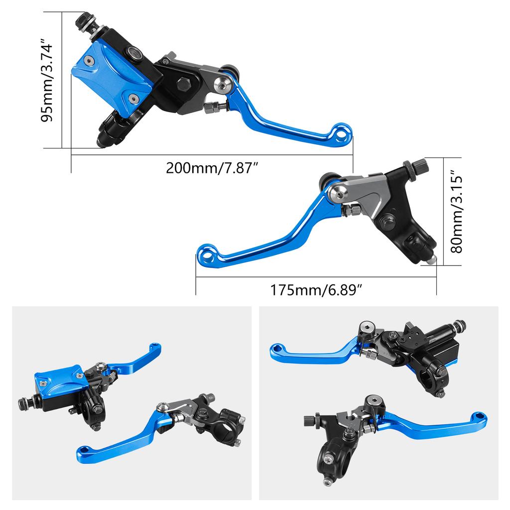 For Yamaha YZ125 YZ250 YZ250F YZ450F YZ80 YZ85 TTR 250 TTR 600 7/8" 22mm Hydraulic Brake Clutch Lever For Honda Suzuki Kawasaki