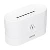 Desk Humidifier 180ml Fire Simulation Auto Off Soft LED Light Dimmable Silent USB Humidifier for Home Office CarWhite