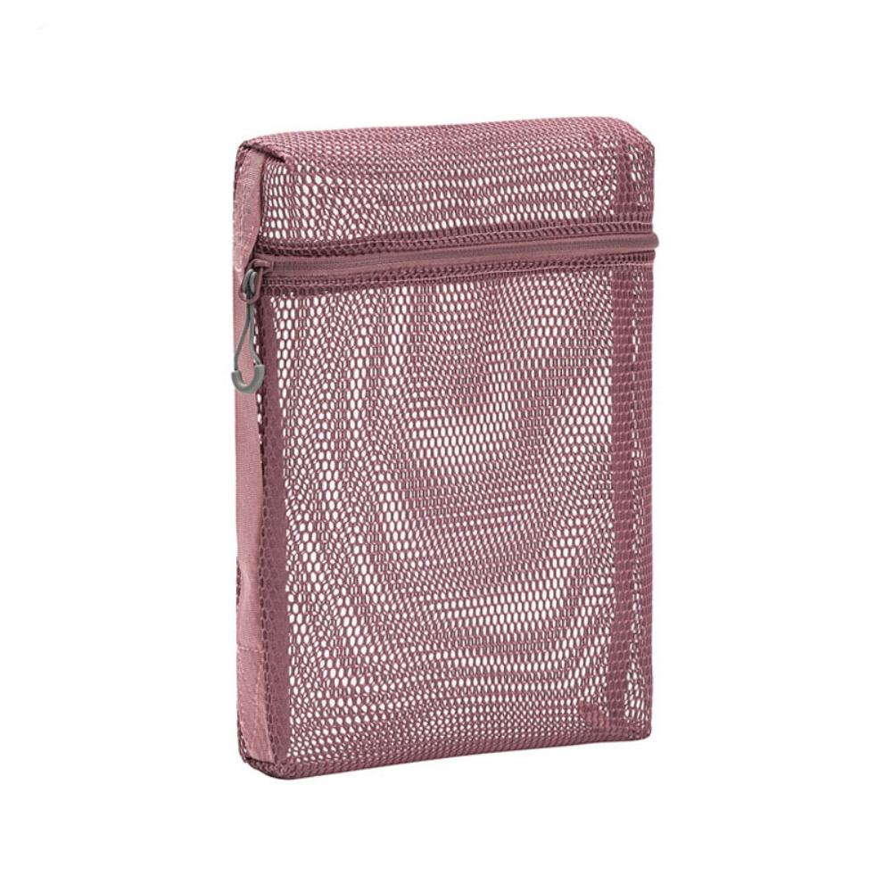 

Visible Mesh Makeup Bag Hollow Nylon Storage Pouch Breathable Mesh Cosmetic Bag Girls Pink L