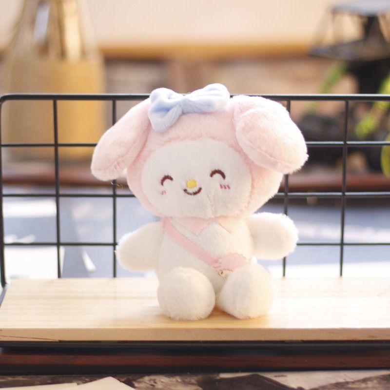 Soft Handmade Melody Kuromi Plush Doll Toy Keychain For Kids Gift Melody