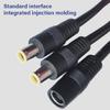 DC7909 Power Cord 1 Female to 2 Male Splitter DC8MM Extension for Solar Generators