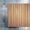 Wood Grain Shower Bedroom Curtains Bamboo Old Door Home Bathroom Toilets Polyester Decor Waterproof Screens With Hooks Washable