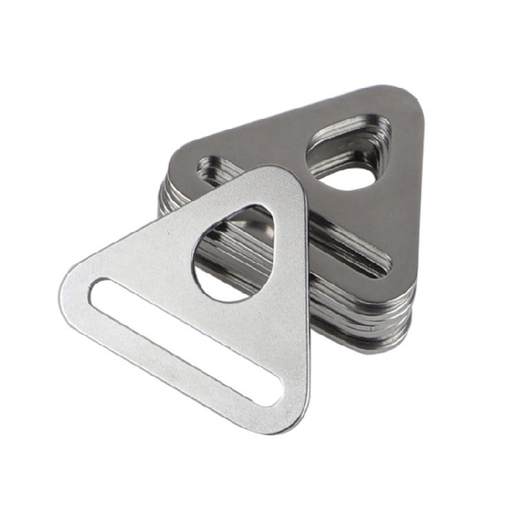 15 20 25 32 mm Metalljusterare Triangelring med Bygel Vridbar Klämma D-ringar