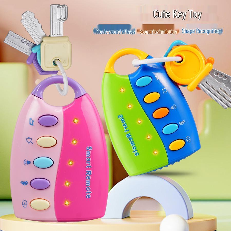 Infant Educational Toy Car Keys with Lights & Music