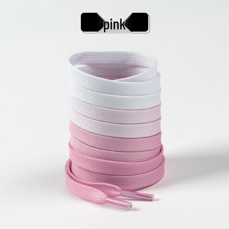 Colorful Gradient Shoelaces for Air Force 1, Skate, and White Casual Shoes (1 Pair)