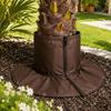2-Pack Tree Root Winter Covers with Trunk Sleeves, Ground Flaps, Hook-and-Loop Fasteners, and Elastic Cords for Outdoor Use