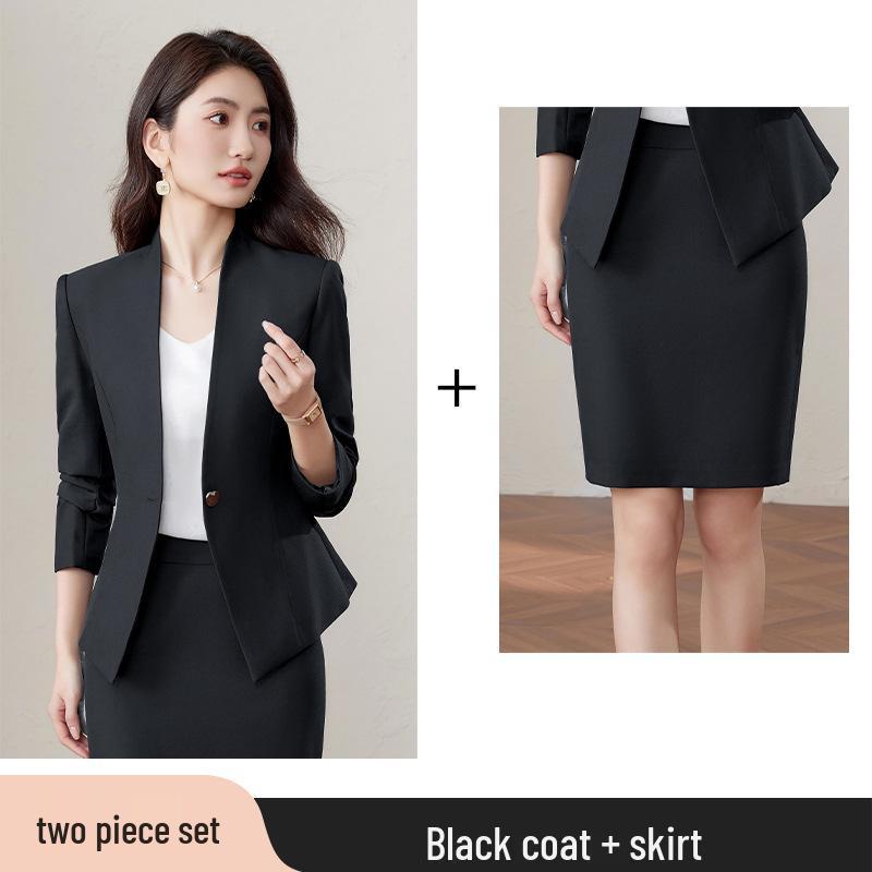 Professional Women's Formal Suit Set for Office and Salon Workwear