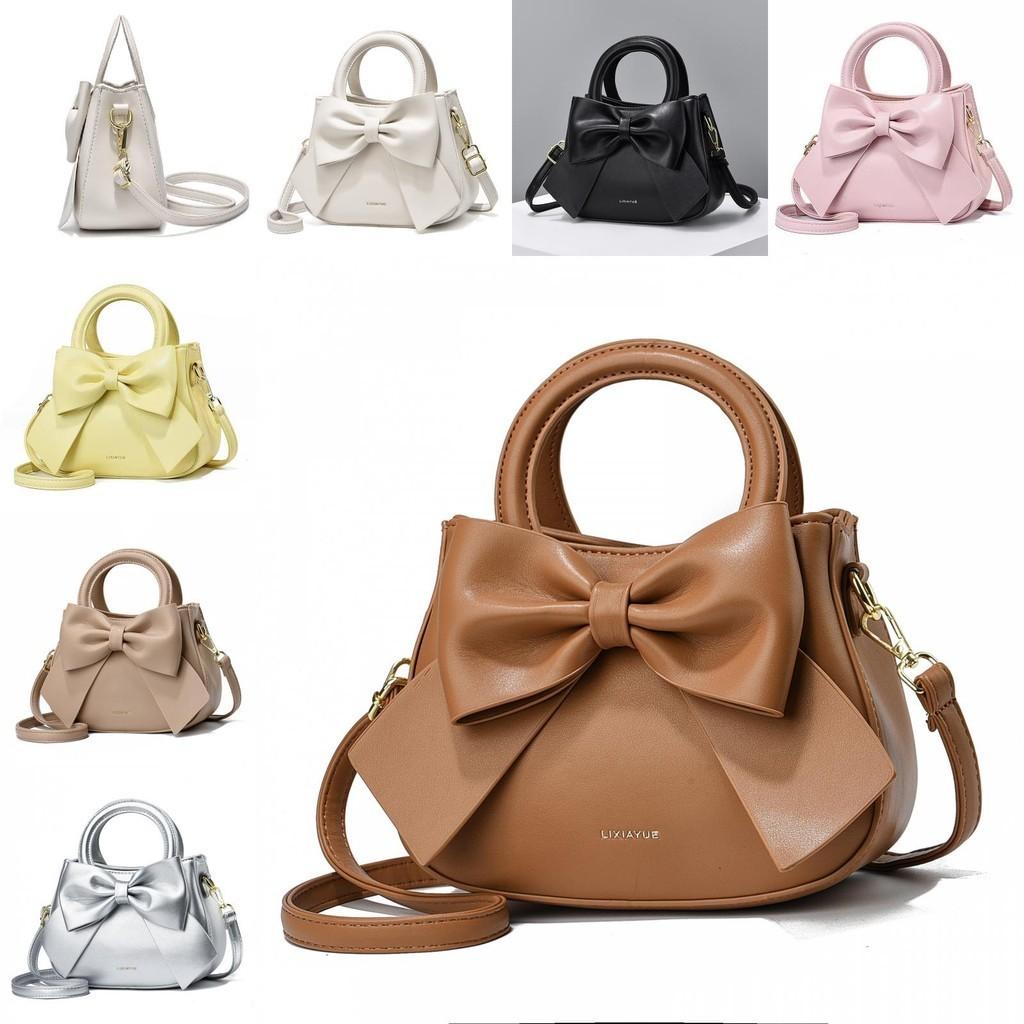 Chic Urban Minimalist Pu Box Bag With Bowknot Detailing In Various Colors