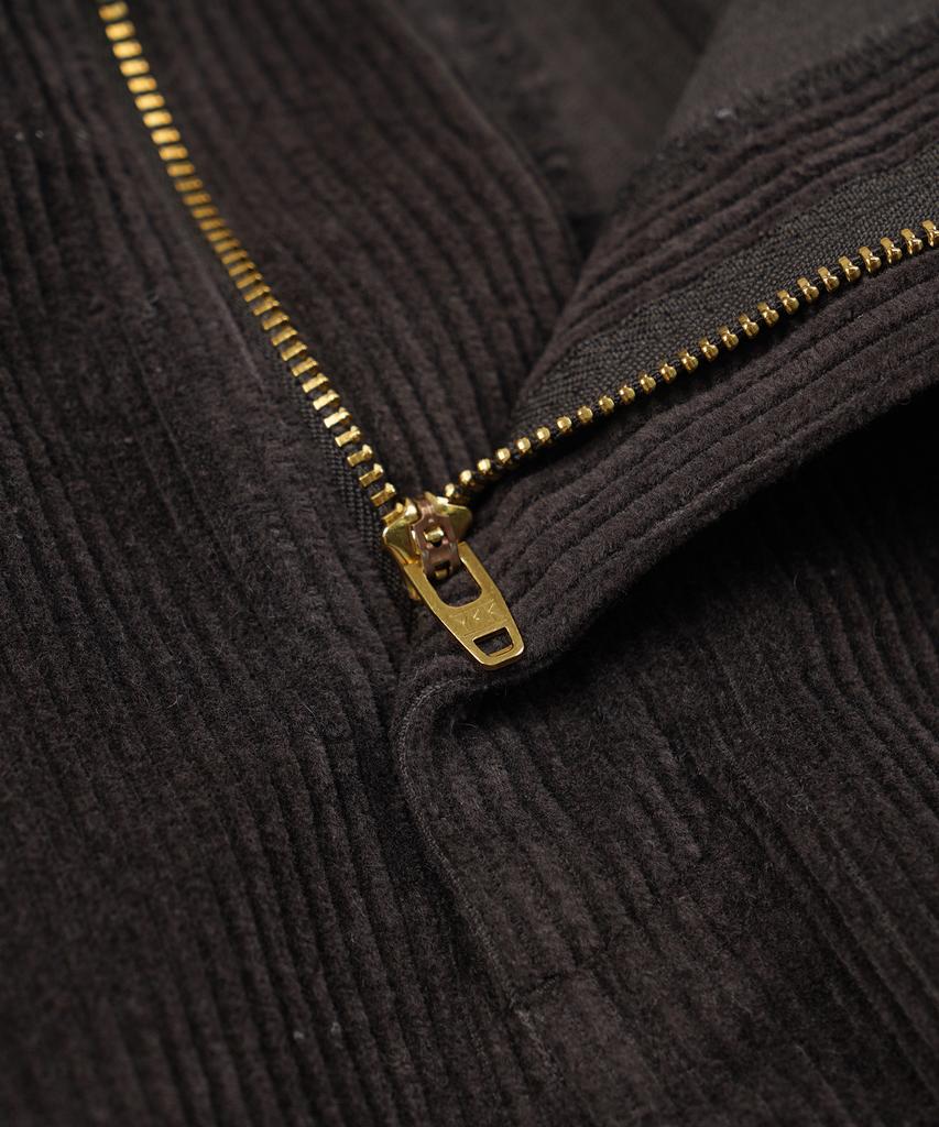 FRIZMWORKS Corduroy Wide One Tuck Pants _ Charcoal
