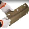 Uitlaatpijp Hittebeschermer Wrap 4x8 Inch Hoge Temperatuur Bestendig Brandwerend Warmte-Isolerende Koker voor Bescherming van Automaat Uitlaatspruitstuk