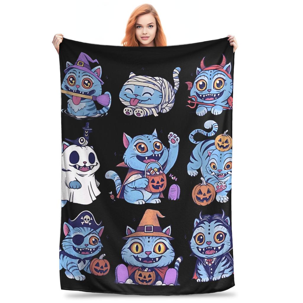 Saja Boys Kpop Hunter Halloween Blankets Quality Soft Warm Bedding Throws Autumn Girls Boys Couch Bed Street Trend Bedspread
