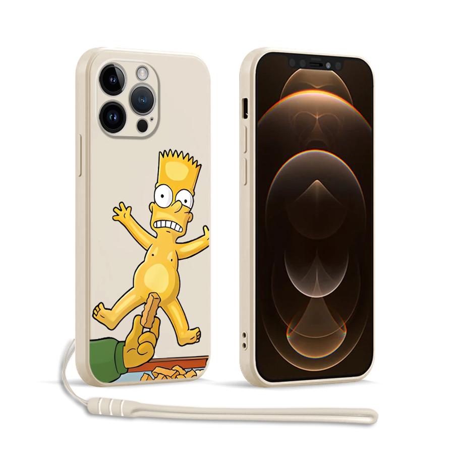 The S-Simpsons Funny Phone Cover Case for Apple iPhone 17 Pro Max 13 Mini 15 16 11 7 8 Air 12 Plus XS XR iPhone 12 mini