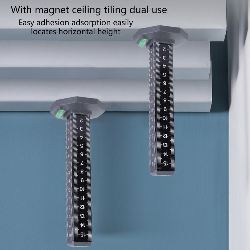 High Precise Gradienter Stick for Floor Tile Alignment Wear Resistant and Easy to Carry Accurate Tile Height Adjustment