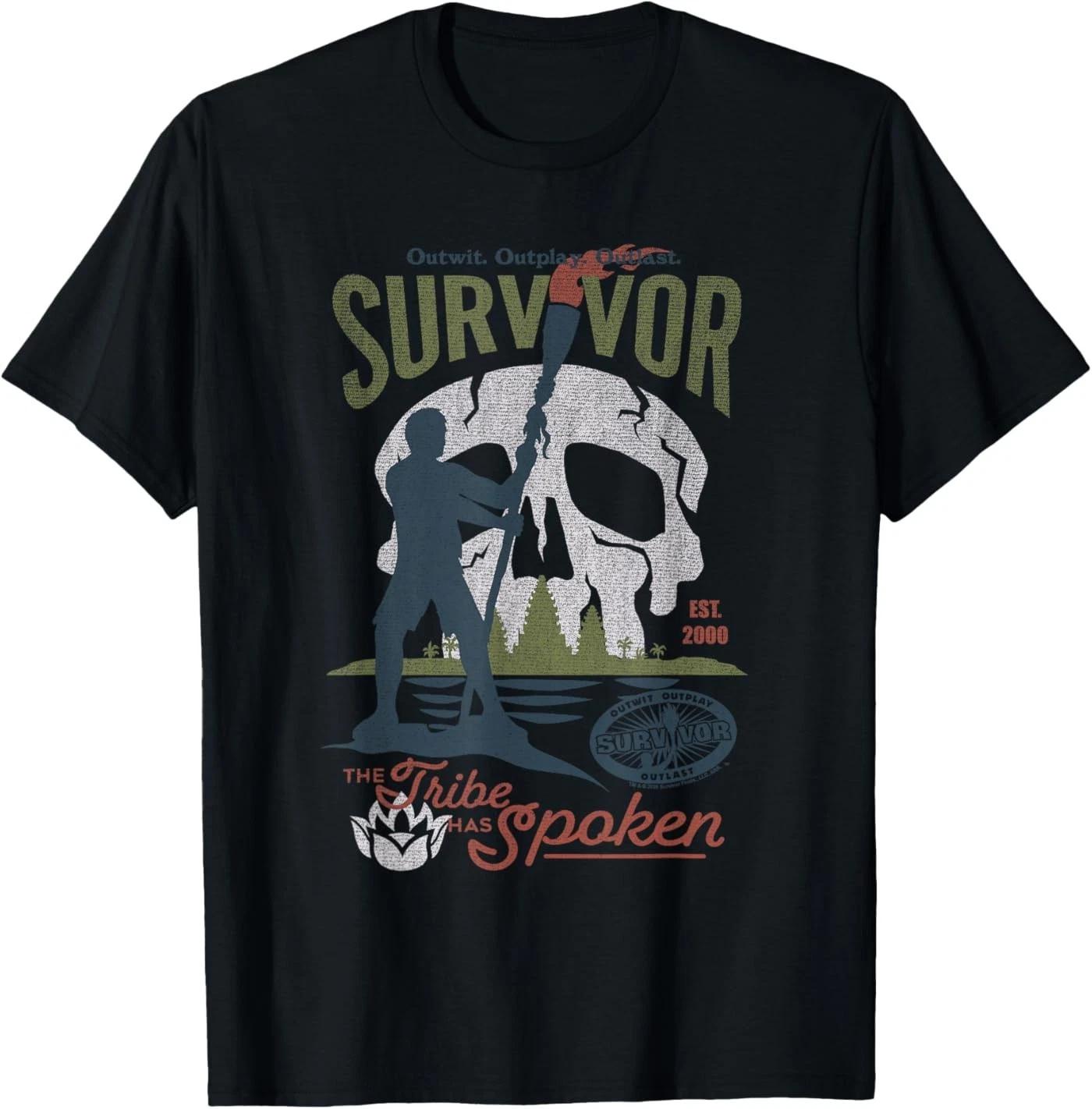 Survivor The Tribe Has Spoken Skull Island Reality TV Show T-Shirt 2XL