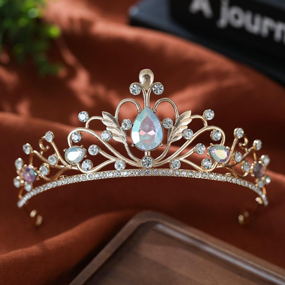 Sparkling Baroque Pageant Crown Luxury Queen Princess Tiara Hair Accessories Bridal Crown Birthday