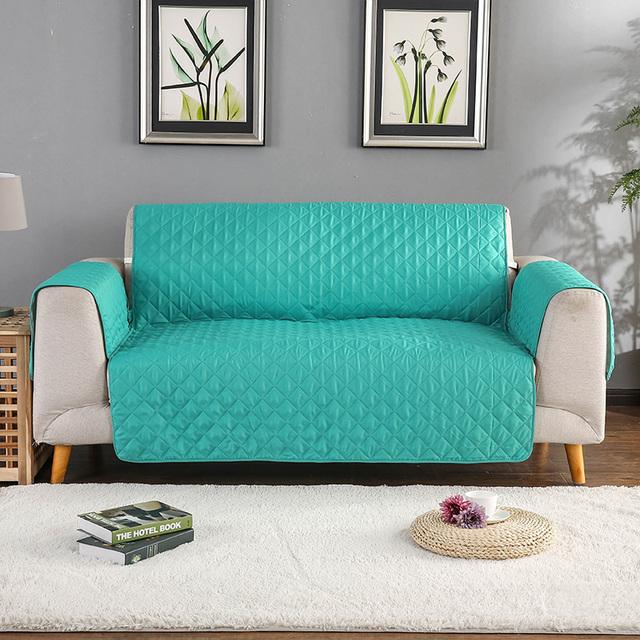 Μονόχρωμο κάλυμμα καναπέ που πλένεται αφαιρούμενο πετσέτα υποβραχιόνιο καλύμματα καναπέ Καλύμματα καναπέ για σκύλους κατοικίδια Μονό/Δί/Τριθέσιο