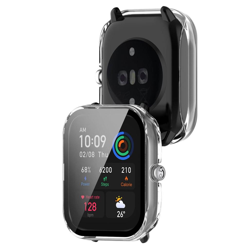 PC Protective Cover For Amazfit GTS 4  Full Screen Protector Case Film For H-uami Amazfit GTS4   Case Bumper