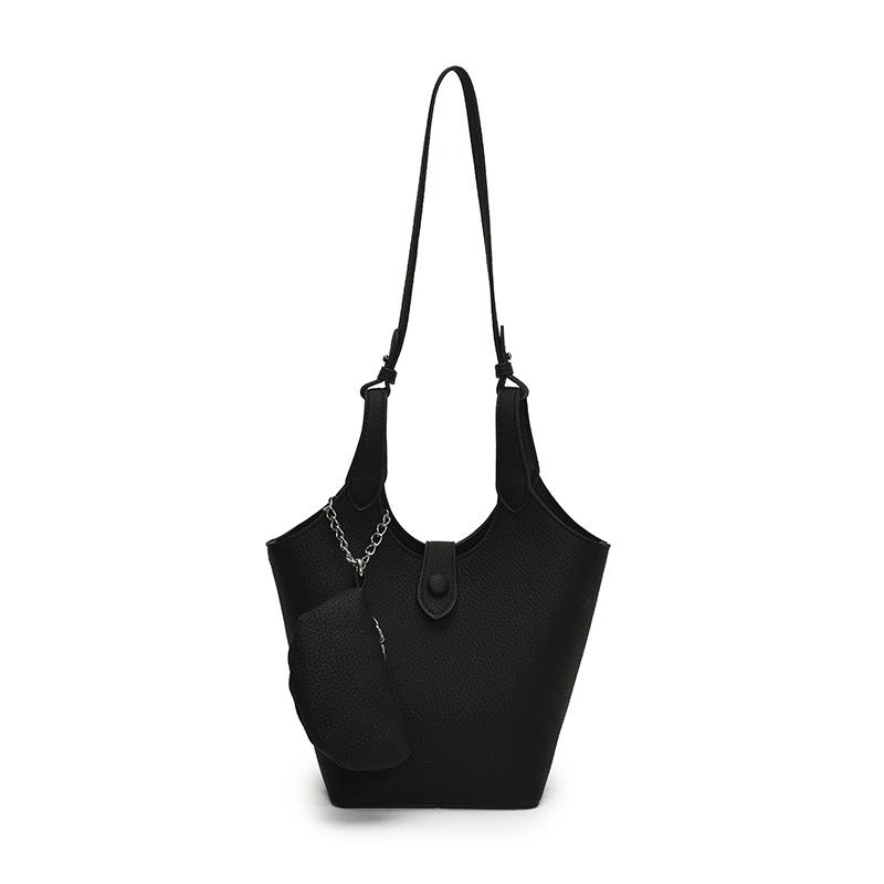 Spring and Summer Super Fire Niche Simple Portable Vegetable Basket Bag Women's Fashion Versatile High-end Texture Solid Color Messenger Bag