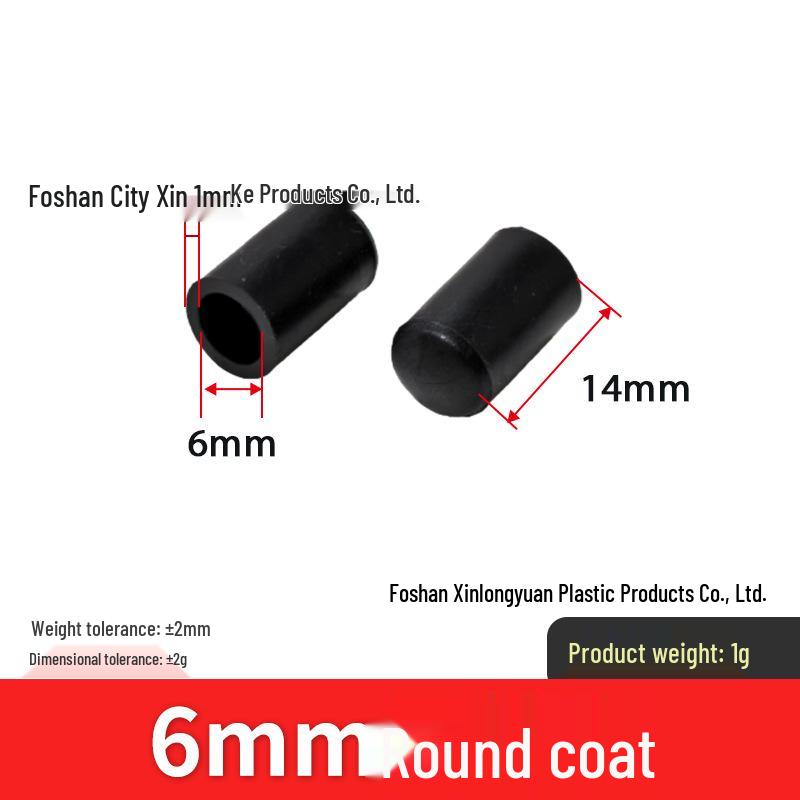 Non-slip Rubber Sleeve for Round Tube Furniture Legs and Pipes
